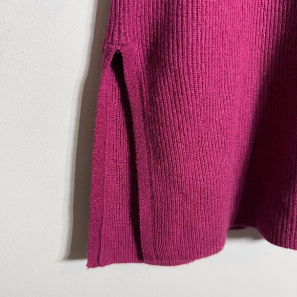 J. Jill Wool Knit Sweater Pullover Tunic Women's XL Purple Oversized Comfy Soft - Picture 8 of 13